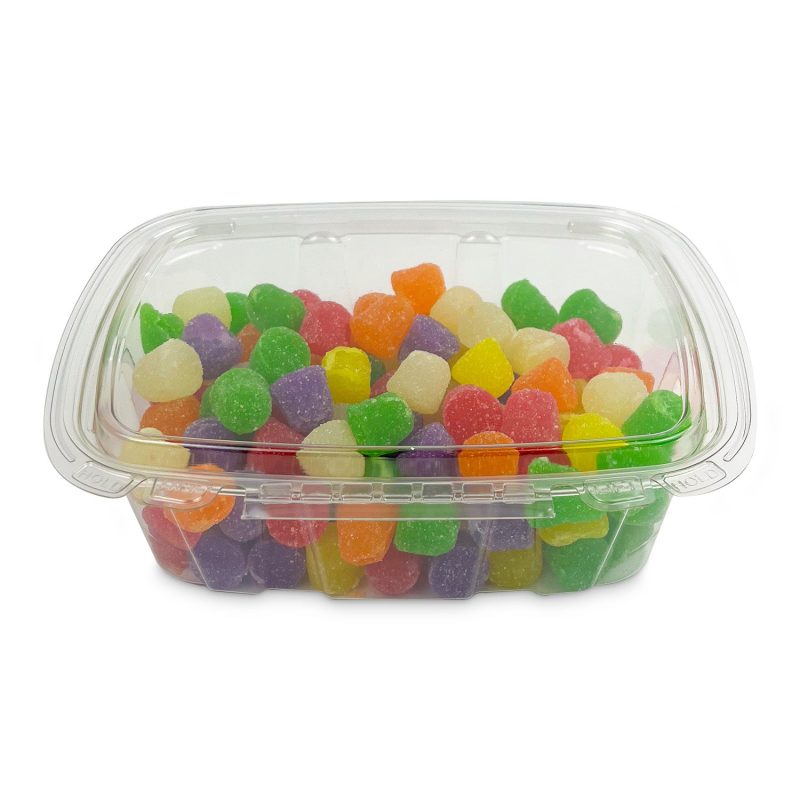 24oz Clear Hinged Front Food 0424