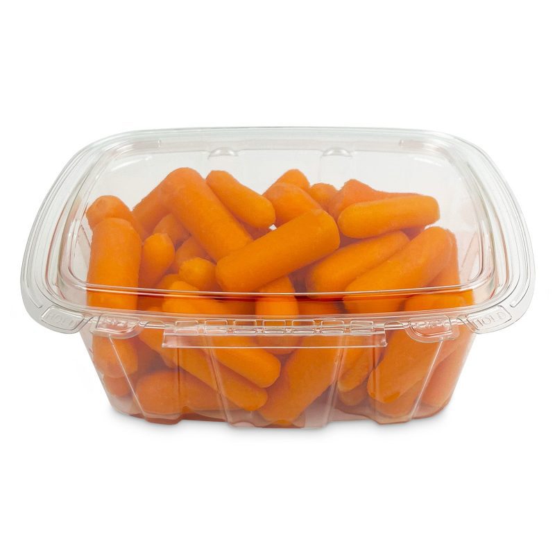 32oz Clear Hinged Front Food 0424