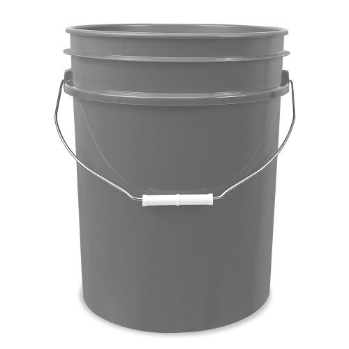 5GallonBuckets NoLid Grey1