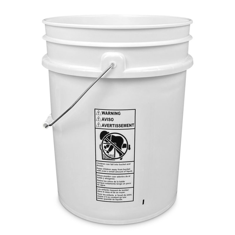 White 5 Gallon Buckets No Lid Front 1124 2a1fe76c 519b 4221 85eb 7e4c7cd7ad37