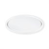 White Round Lid BPA Free Food Grade L607 Side View