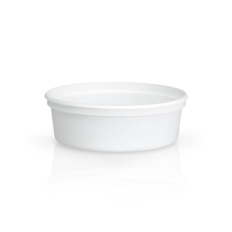 White BPA Free Food Grade Round Container