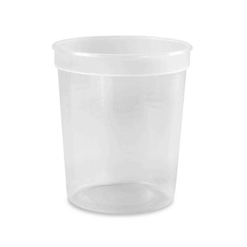 Clear BPA Free Food Grade Tall Round Container